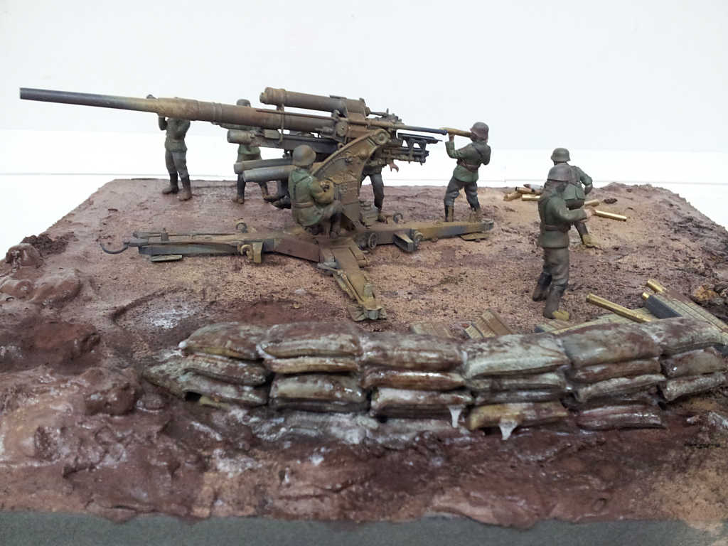 88mm “Flak” Gun & Crew – Diorama – for the Rob McCallum Collection